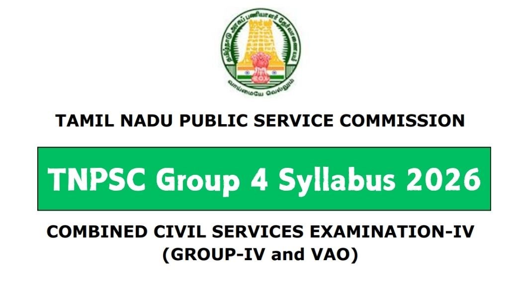 TNPSC Group 4 Syllabus 2026